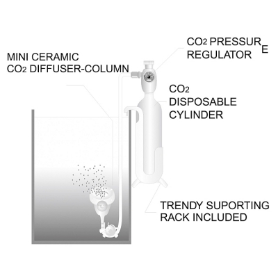 ISTA Difuzor CO2 2 in 1 Coloana - S