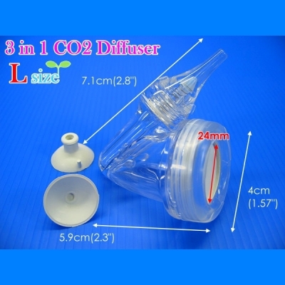 ISTA Difuzor CO2 compact V acrilic - L