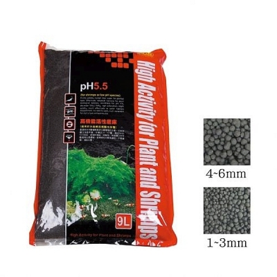 ISTA Shrimp Soil pH 5.5 1-2 mm - 9 Litri